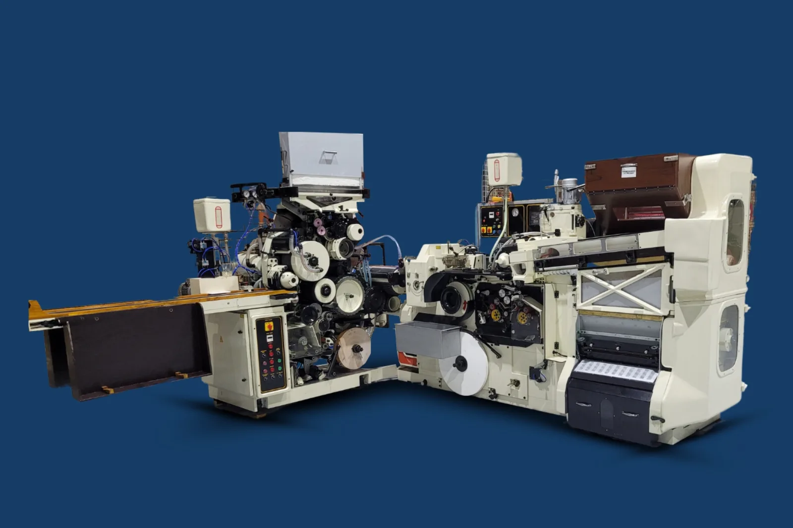 Cigarette making & filter tipping line